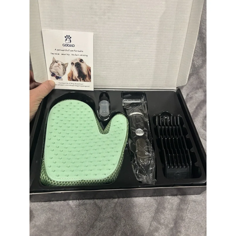 GOOAD Pet‎ Grooming Clipper Set Cat/Dogs Grooming Kit, Cordless, Rechargable